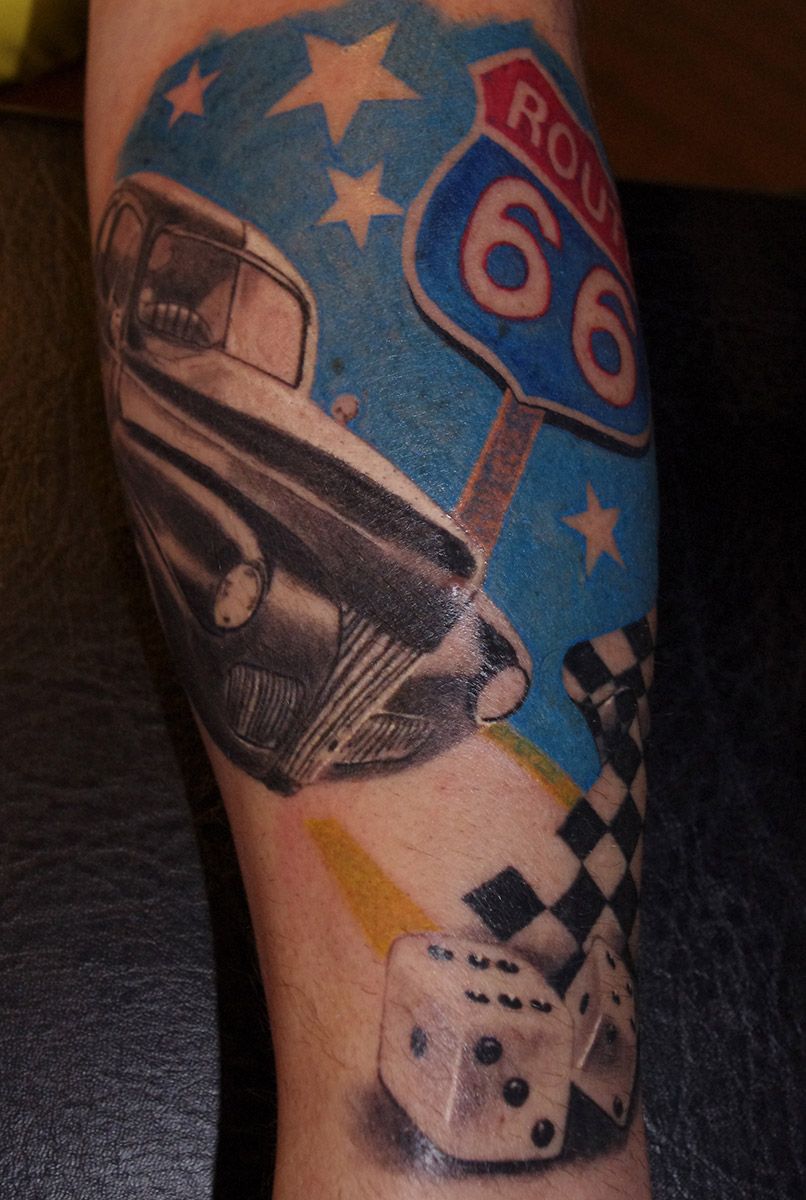 Route 66 Tattoo